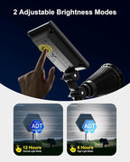 2 Pack Solar Spotlights Outdoor Waterproof - Image 3