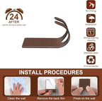 CGBE Razor Holder for Shower, 4 Packs Shaver Holder and Hooks, Self Adhesive - Image 4