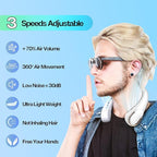 KIDEE Neck Fan, Neck Fans Portable Rechargeable, Upgrade 360° Air Outlet - Image 5