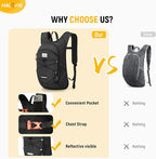 HALOVIE 15L Foldable Hiking Backpack Phone Pocket Lightweight Travel Daypack - Image 6