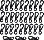 Mini Carabiner Clips with Metal Spring Wiregate Hook and Little Eye Hole by Bytiyar