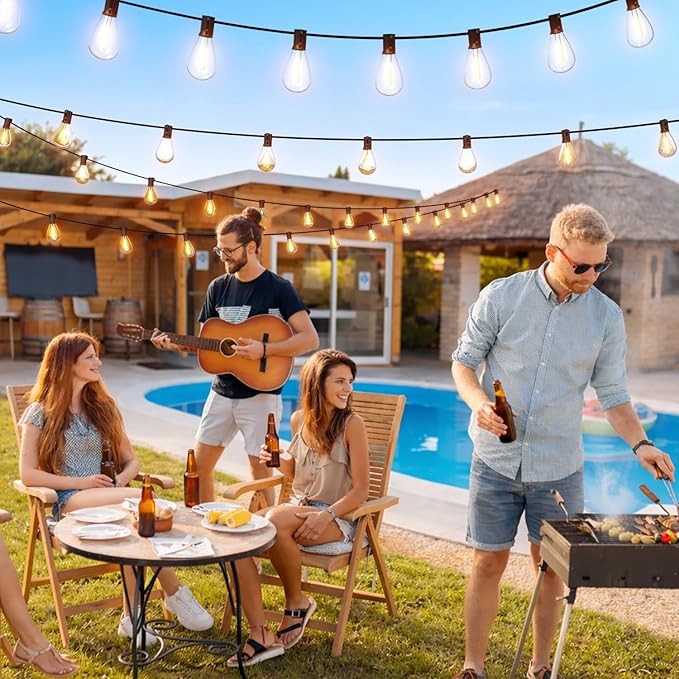 200FT LED Outdoor String Lights - Image 8