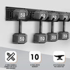 SMARTOLOGY Modular Heavy-Duty Steel Garage Tool Storage Rack - Image 4