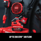CRAFTSMAN Portable Clip on Fan Rechargeable, Small Personal Clamp Fan Battery - Image 6