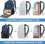 MATEIN Backpack Lunch Box, Water Resistant Mens Lunch Backpack - Image 3