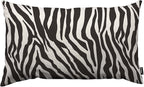 TKS MITLAN Zebra Print Pillow Covers 12 x 20 Inch Black White Leopard Line by TKS+MITLAN