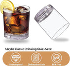 12 oz Drinking Glass Sets, BPA-Free Beer Glasses - Image 4