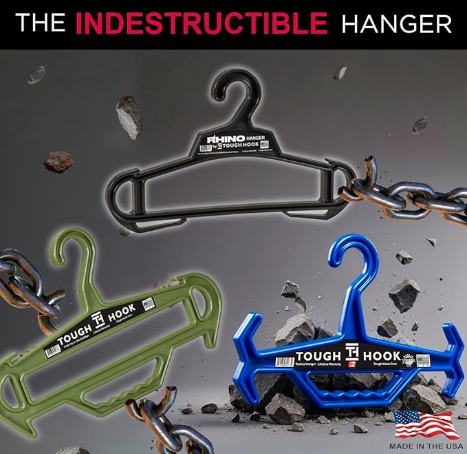 Tough Hook Original Heavy Duty Hangers – The Superhero of Hangers USA-Made - Image 4