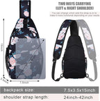 Pritent Crossbody Bags for Women Men Trendy Sling Bag Backpack Casual Chest Bag - Image 2