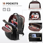 LOVEVOOK Laptop Backpack Purse for Women, Large Capacity Travel Computer Work - Image 2