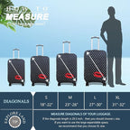 Explore Land Travel Luggage Cover Suitcase Protector Fits 23-26 Inch Case - Image 5