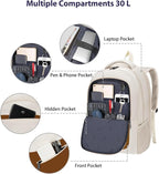 MATEIN 17.3 Inch Womens Laptop Backpack, Water Resistant Work Business Backpack - Image 5