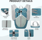 Small Hiking Backpack 15L-Lightweight Packable Foldable Backpack - Image 8