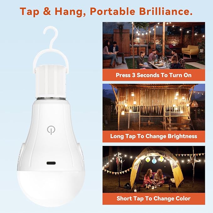 Neporal MagicGlow Rechargeable Light Bulb - Image 6