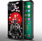 for iPhone 14 Plus Case, Sakura Japanese Samurai Pattern Graphic Design Girl - Image 3