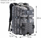 Hannibal Tactical MOLLE Assault Backpack, Tactical Backpack Army Military - Image 2