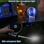 efluky 4.9-Inch Mini Desk Fan - Image 3