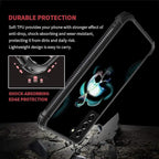 for Samsung Galaxy S22 Case, Skeleton Winding Snake Pattern Graphic Design Girl - Image 2