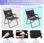 Gheeidau Canvas Repair Patch 9×11 Inch 3Pcs Waterproof Self-Adhesive Fabric - Image 5