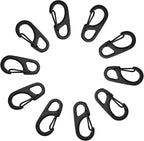 SWATOM Small Mini Carabiner Clip Tiny Spring Snap Hook Keychains Micro - Image 5