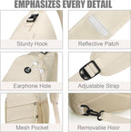 Pritent Crossbody Bags for Women Men Trendy Sling Bag Backpack Casual Chest Bag - Image 5