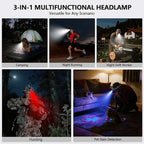 OMALIGHT Headlamp Rechargeable - Image 3