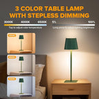 LUTEC 4 Pack Cordless Table Lamp, 6000mAh Rechargeable Battery Operated Desk - Image 2