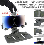 Tactical Gear Plate Carrier Vest Accessories, MOLLE Phone Chest Mount Holder - Image 6