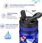 Fanhaw 14 Oz Kids Insulated Water Bottle - Image 3