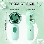 Rossesay 48 Pcs Mini Portable Fan Bulk Cute Handheld Lightweight Small Little - Image 2