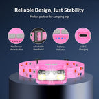 LHKNL Headlamp Rechargeable, Lumen Super Bright Motion Sensor Head Lamp - Image 4