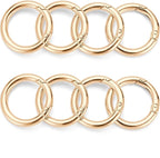 Gkeygo Key Ring Clip, 4/5 Inch Keychain Rings, 8 Pack Round Carabiner Clip - Image 8