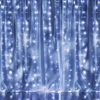 Dazzle Bright 300 LED Curtain String Lights, Christmas Fairy Lights - Image 2