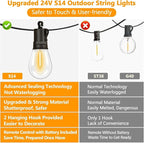LED Outdoor String Lights, 50FT Waterproof Patio Light - Image 3
