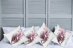 Ambesonne Butterflies Throw Pillow Cushion Case Pack of 4, Female Eye Eyelashes - Image 2