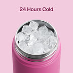 Kids Insulated Water Bottle - 12oz Stainless Steel Water Bottle with Dual Spouts - Image 4