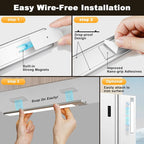 Reoshine Motion Sensor Light Indoor, 80 LED Under Cabinet Lighting Battery - Image 5