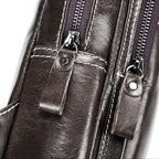 Leather Sling Bag Backpack Daypack Handbag - Image 5
