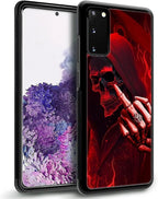 for Samsung Galaxy S20 Plus Case, Gestures Funny Skull Pattern Graphic Design - Image 6