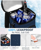 Cooler Backpack, 22L Waterproof Soft Backpack Coolers Leak Proof Beach Backpack - Image 2
