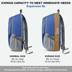 Seektop Lightweight Packable Hiking Backpack Waterproof Expandable 20L-28L - Image 2