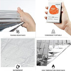 TourKing 20 Pack Emergency Mylar Blanket, Marathons or First Aid - Image 3