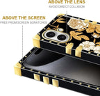 for iPhone 17 Case Luxury Golden Decoration - Image 7