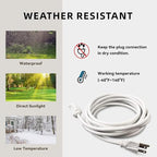 6ft Outdoor Extension Cord for Christmas Decorations - Image 5