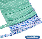 2pcs Cloth Diaper Wet Dry Bags Waterproof Reusable - Image 3