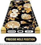 Compatible with iPhone 8 7 SE Case, Blooming Rose Golden Flower Luxury Golden - Image 5