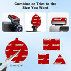 5pcs Sticky Adhesive Pads for Car Phone Mount, 70mm/ 2.76" Double-Sided Heavy - Image 6