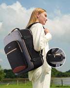 LOVEVOOK 56L Travel Backpack for Women & Men, Airline Approved Carry On Luggage - Image 2
