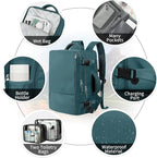 Hanples Personal Item Backpack, Travel Backpack - Image 5