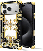for iPhone 17 Pro Max Case Luxury Golden Decoration - Image 2